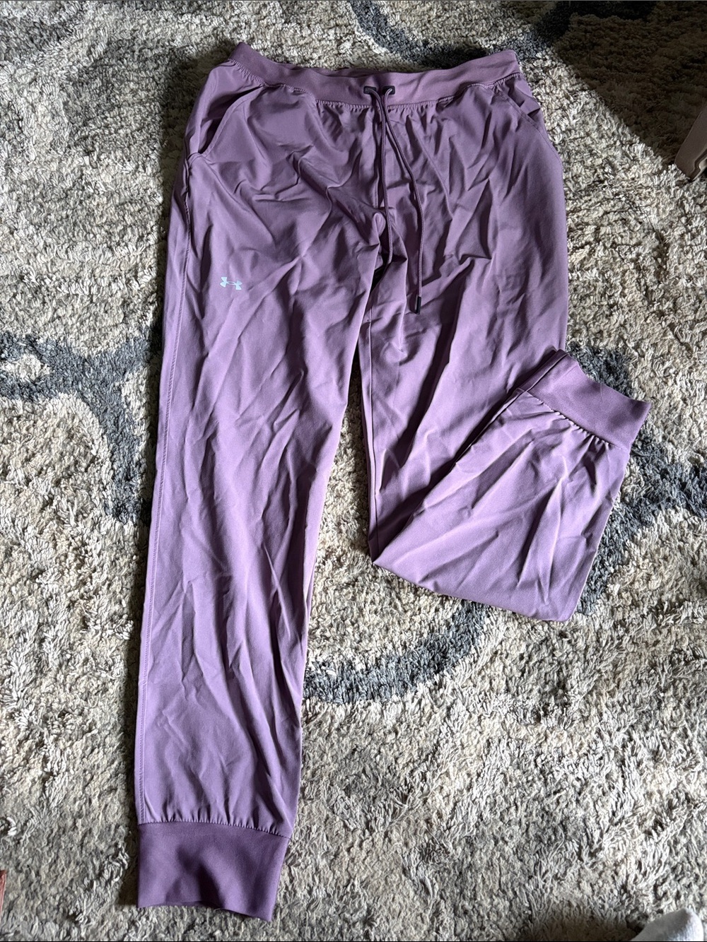 Under Armour Mauve Lightweight Athletic Joggers